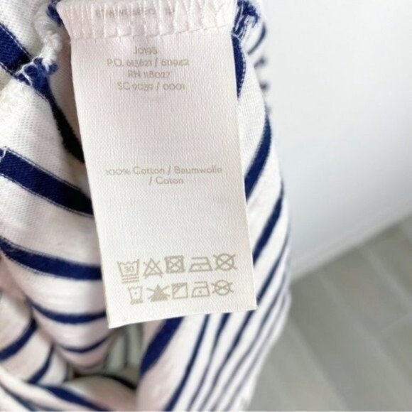 Boden Paulina Jersey Dress Ivory Multi Stripe Size 6 - Picture 7 of 7